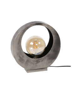 Duverger® Luna - Tafellamp - metaal - oud zilver - volle maan