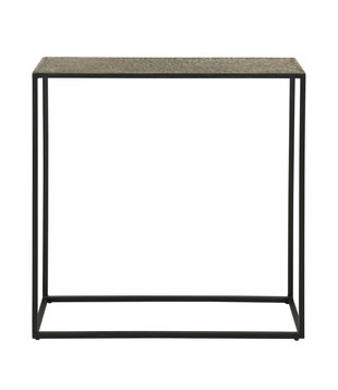 Heavy Metal - Sidetable - rechthoek - metaal - antiek brons