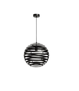 Sunset - Lampe suspendue - ronde - acier - noir - 40cm - 1 point lumineux