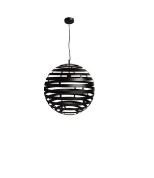 Sunset - Lampe suspendue - ronde - acier - noir - 50cm - 1 point lumineux