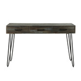 Shaded - Sidetable - acacia - greywash - latjes - 3 lades - metalen poten