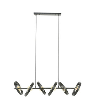 Beam - Lampe suspendue - ronde - métal - noir - 6 lumières