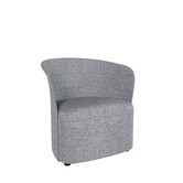 Chill - Lounge-Sessel - 1-Sitzer - niedrig - grau - niedrige Beine - schwarz