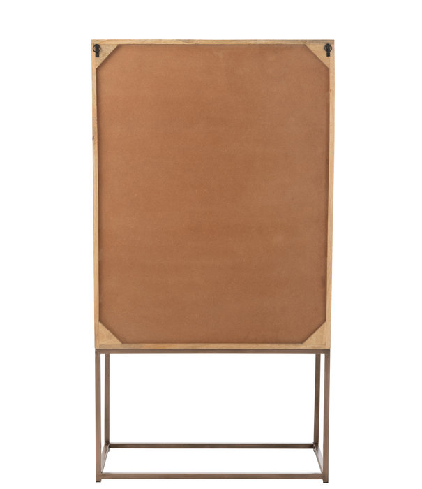 Duverger® Impression - Armoire de rangement - bois - beige - 4 portes - 6 tiroirs - 4 niches - cadre en bois