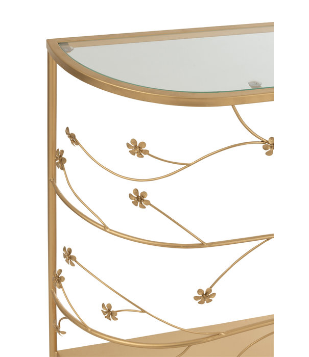 Duverger® Royal - Sidetable - metaal - goud - designvolle afwerking