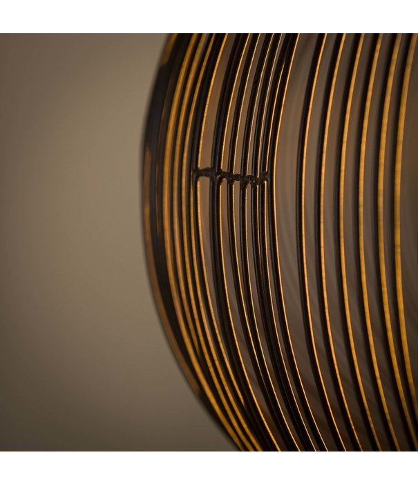 Duverger® Filter - Lampe suspendue - métal - forme disque - points de soudure dorés - 1 point lumineux