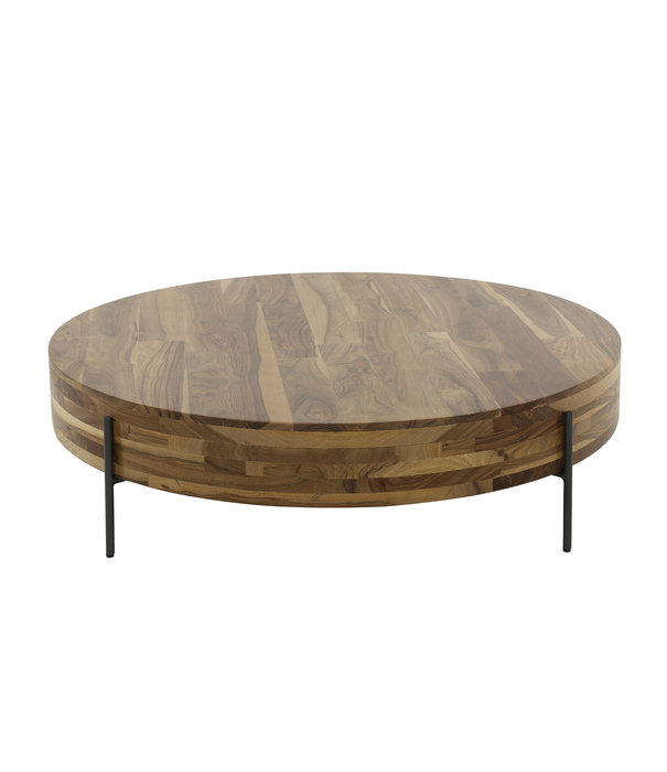 Duverger® Cask - Salontafel - rond - Ø120 - Saja - 4 poten - metaal