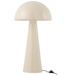 Mushroom - Lampe à poser - champignon - grand - métal - blanc - 1 point lumineux