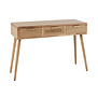 Palm - Table d'appoint - rotin - naturel - 3 tiroirs