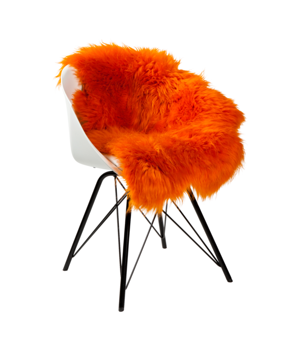 Duverger® Woolly - Manteau animal - mouton - orange - Islande