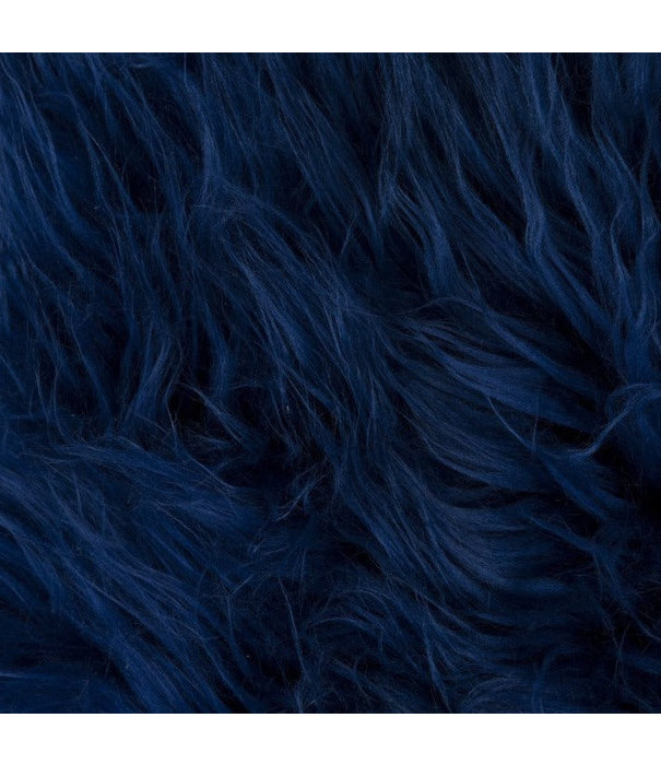 Duverger® Woolly - Tierfell - Schaf - navy blau - Island