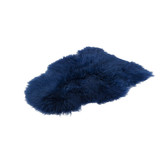 Woolly - Tierfell - Schaf - navy blau - Island