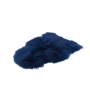 Woolly - Tierfell - Schaf - navy blau - Island