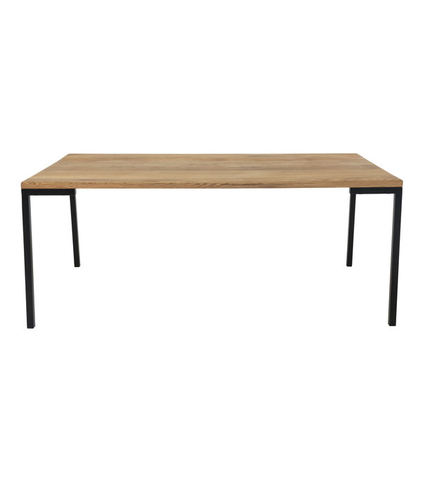Duverger® Oaked - Table basse - rectangulaire - chêne naturel - huilé - pieds en acier
