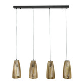 Hawaii - Lampe suspendue - mangue naturelle - 4 points lumineux