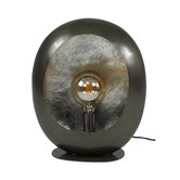 Lunar - Tafellamp - metaal - zwart nikkel - 1 lichtpunt