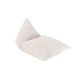 Mini Loungie - Coussin enfant - Guimauve - blanc - velours côtelé