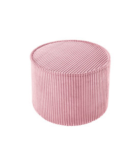 Poofy - Pouf enfant - Pink Mousse - rose - velours côtelé