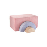 Tiny Castle - Spielset - Pink Mousse - rosa - gerippter Samt