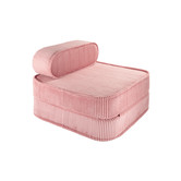 Flip Chair - Kindersessel - Pink Mousse – rosa - gerippter Samt