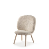 Ash - Chaise longue - frêne - peau de mouton - naturel