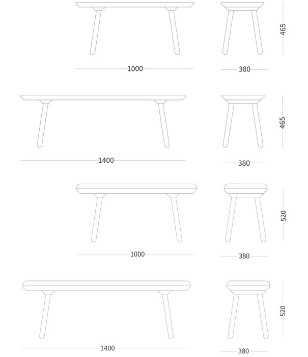 EMKO Ash - Sofa - Eschenholz - klein - Samt - grün - schwarze Beine