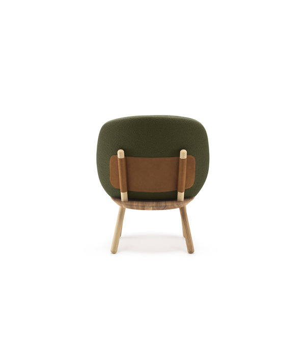 EMKO Ash - Chaise longue - frêne - tissu Yoredale - vert