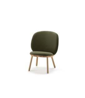 Ash - Chaise longue - frêne - tissu Yoredale - vert