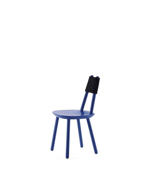EMKO Ash - Chaise de salle à manger - frêne - bleu - dossier en mousse