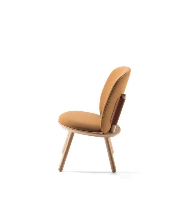 EMKO Ash - Chaise longue - bois de frêne - tissu Kvadrat - jaune