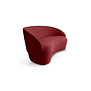 Ash - Sofa - 2-Sitzer Sofa - Eschenholz - Samt - bordeaux