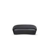 Ash - Sofa - 2-Sitzer Sofa - Eschenholz - Leder - schwarz