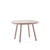 Ash - Table d'appoint - ronde carrée - frêne - rose - grande