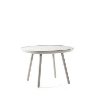 Ash - Table d'appoint - ronde carrée - frêne - gris - large