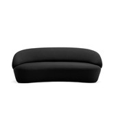 Ash - Sofa - 3-Sitzer Sofa - Eschenholz - Stoff Yoredale - schwarz