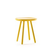 Ash - Table d'appoint - ronde carrée - frêne - jaune - petite