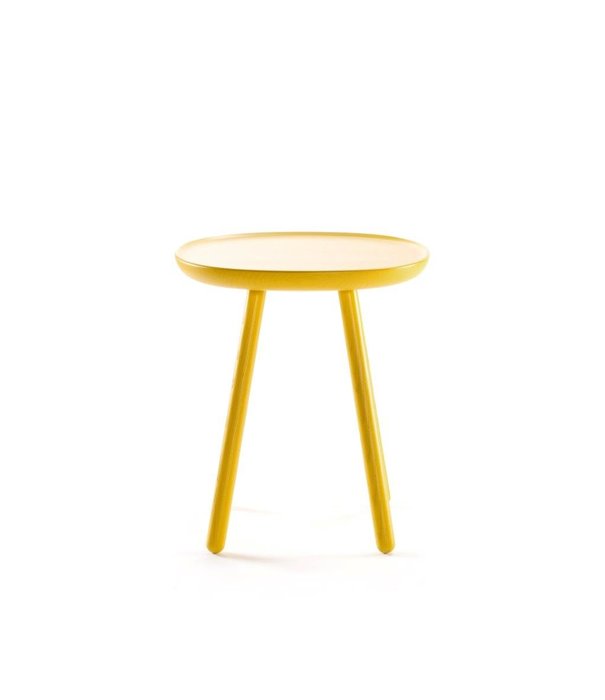 EMKO Ash - Table d'appoint - ronde carrée - frêne - jaune - petite