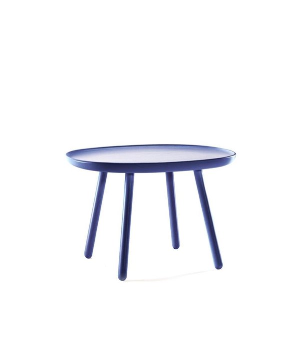 EMKO Ash - Table d'appoint - ronde carrée - frêne - bleu - large