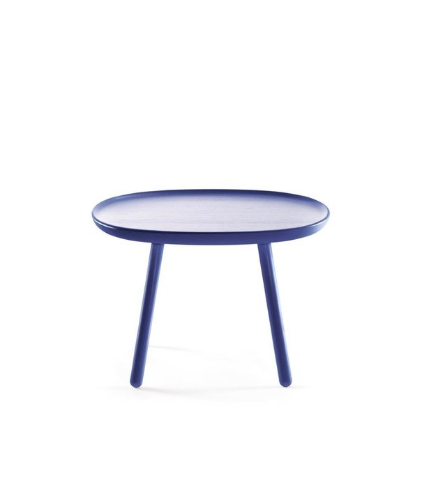 EMKO Ash - Table d'appoint - ronde carrée - frêne - bleu - large