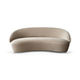 Ash - Sofa - 3-zitbank - essenhout - fluweel - beige