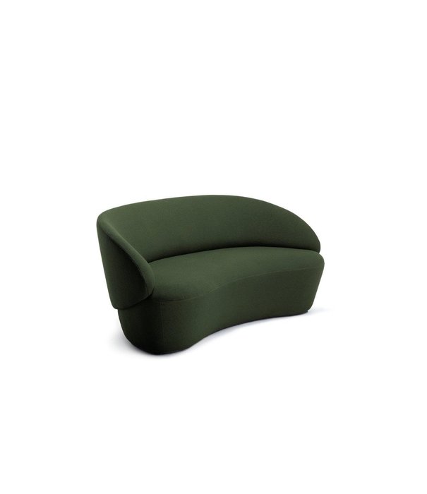 EMKO Ash - Sofa - 2-Sitzer Sofa - Eschenholz - Stoff Yoredale - grün