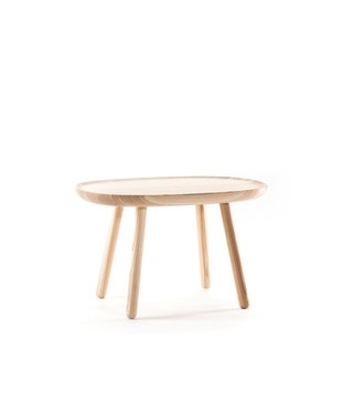Ash - Table d'appoint - ronde carrée - frêne - naturel - moyen