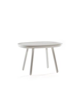 Ash - Table d'appoint - ronde carrée - frêne - gris - moyen