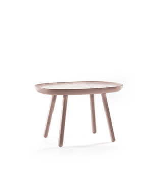 Ash - Table d'appoint - ronde carrée - frêne - rose - moyen