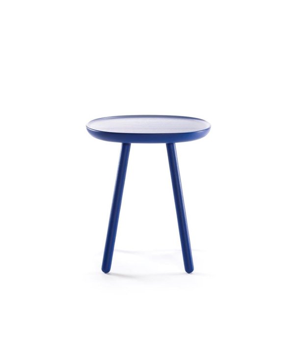 EMKO Ash - Table d'appoint - ronde carrée - frêne - bleu - petite