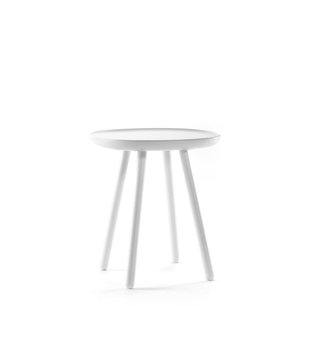 Ash - Table d'appoint - ronde carrée - frêne - blanc - petite