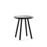 Ash - Table d'appoint - ronde carrée - frêne - noir - petit