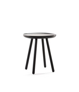Ash - Table d'appoint - ronde carrée - frêne - noir - petit