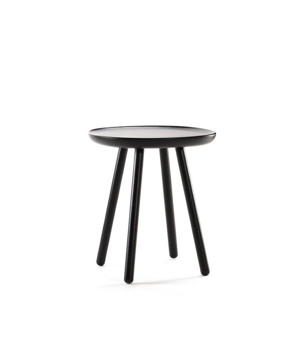 EMKO Ash - Table d'appoint - ronde carrée - frêne - noir - petit