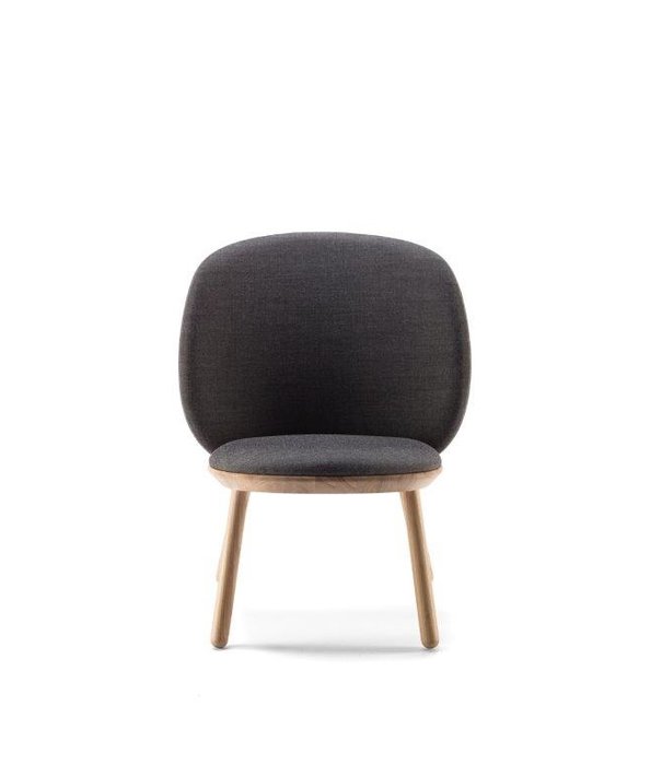 EMKO Ash - Chaise longue - frêne - tissu Kvadrat - gris